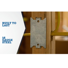 3" X 1-1/2" Hammer-On With Wood Spikes 16 Gauge Steel Cable Protection Plate SP-3 (Pack of 700)