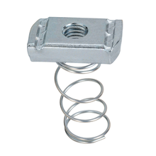 1/4"–20 Rod Spring Nut For A and B Channel SPRA0025EGTZ (Pack Of 100)
