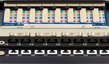 48 Port CAT5E 2U 110-IDC Shielded Patch Panel 041-373/S/48