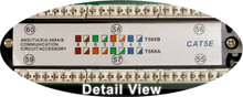 24 Port-Mini 1U CAT5E  110 IDC Patch Panel 041-372/24