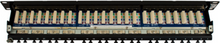 24 Port CAT5E Shielded 1U Krone Type Patch Panel 041-372/S/24