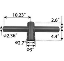 Shoebox Mounting Twin Spoke Bracket 180° Arms