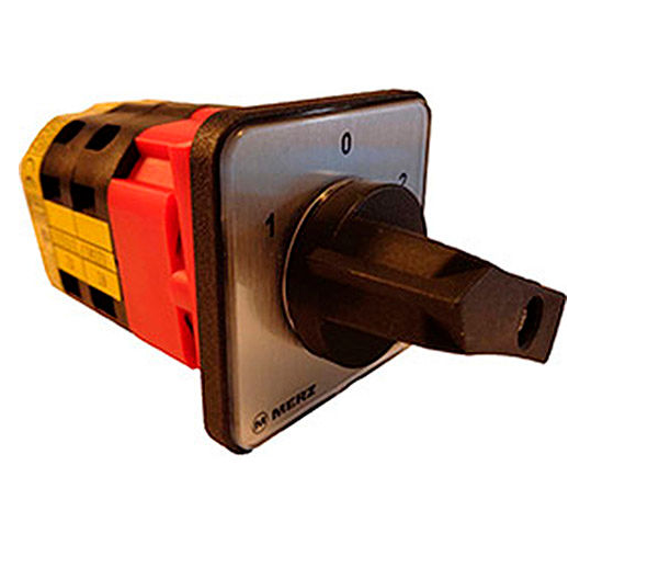 3-Pole 16A Springer Controls MERZ Change Over Switch w/Zero Pos 4-hole front mount Z105/3-AA