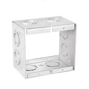 Two Gang Masonry Box With Deep Extension Knockouts Conduit TBX-235 ...