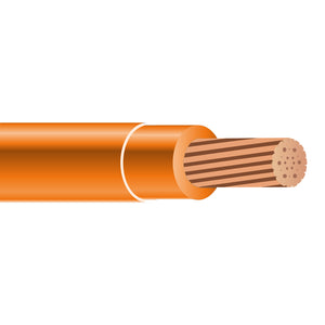 WELDING WIRE 1/0 - 6 GA Insulated Copper Wire EV Standard Orange