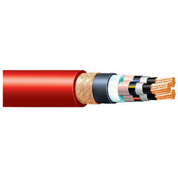 TFOI1C6AWG(16MM2)-10KV 6 AWG 1 Core TFOI 6/10KV Medium Voltage Shipboard Flame Retardant Copper Wire Braid Shiled Cable