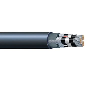 P-3C2/0TEN(100)8KV 2/0 AWG 3 Traids IEEE 1580 Type P Unarmored 8KV 100% Insulation Medium Voltage Power Cable