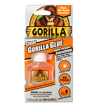1.75 oz Gorilla Glue Clear Display 4500102 (Pack Of 6)