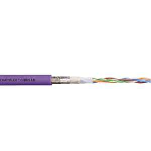 Igus Chainflex® CFBUS-LB Stranded Bare Copper Shielded TC Braid TPE 50V Bus Cable