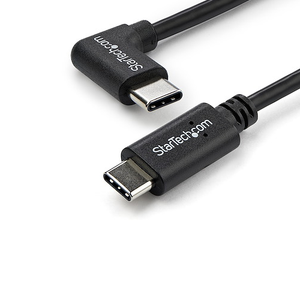 3' USB 2.0 Right-Angle Type-C to Type-C 60W Charging Cable