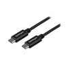 3' USB 2.0 Right-Angle Type-C to Type-C 60W Charging Cable