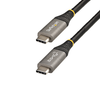 USB 3.1/3.2 Gen 2 USB C 10Gbps 5A 100W Charging Cable Gray and Black