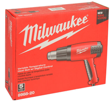 90-1050F W/ LCD Display Milwaukee Temp Heat Gun 8988-20