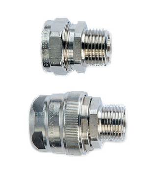 Corrugated Conduit Nickel Plated Brass Fitting