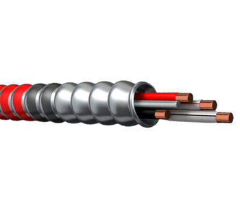 AC Plus™ Zinc Galvanized Steel PVC/ Nylon Insulation Interlocked Armor Cable