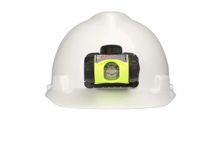 UK 3AAA Vizion I Helmet Mount Intrinsically Safe Head Lamp