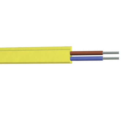 16 AWG 2 Cores AS-I Bus Bare Copper PUR Jacket PVC Automotive Industry Cable Yellow 8081602