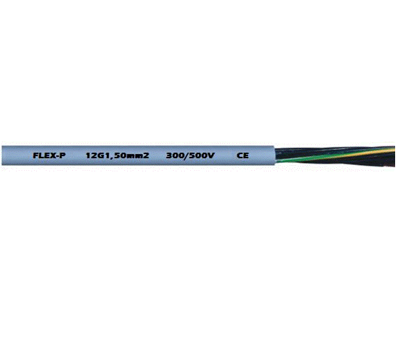 8 AWG 3 Cores 80/26 Stranded FLEX-P BC PUR Jacket Power And Control Cable 1600803