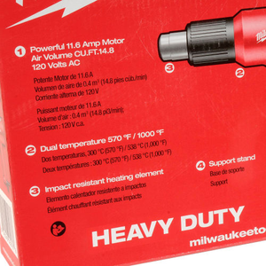 Milwaukee Dual Temperature Heat Gun 8975-6
