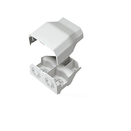 Surface Raceway Off-White Entrance End PANDUIT T70EEIW (pack of 10)