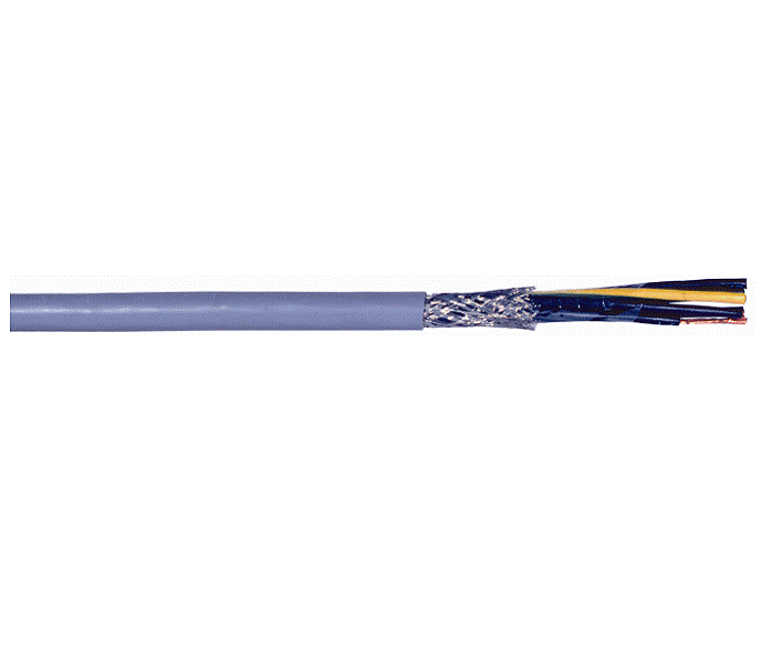 18 AWG 34 Cores 24/32 Stranded BC FLEX-CY-JZ Shielded TC Braid PVC Power And Control Cable 1351834