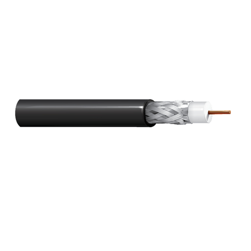 Belden 9292 14 AWG 1 Conductor Solid RG11 BC 75 Ohm Foil TC Braid PVC Analog Video Coax Cable