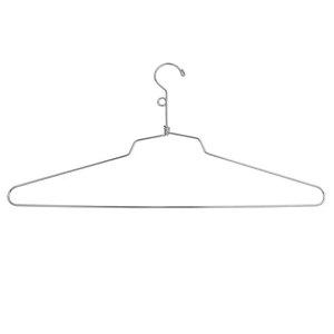 18" Steel Blouse & Dress Hanger w/ Swivel Loop Hook Econoco SLD/18-LH (Pack of 100)