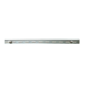36" Medium Weight - 1/2" Slots on 1" Center - Slotted Standards - Satin Zinc Econoco SS10/36 (Pack of 10)