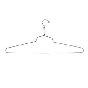 19" Steel Blouse & Dress Hanger w/ Swivel Loop Hook Econoco SLD/19-LH (Pack of 100)