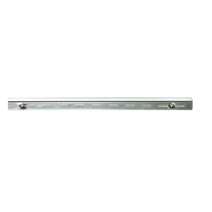 60" Medium Weight - 1/2" Slots on 1" Center - Slotted Standards - Satin Zinc Econoco SS10/60 (Pack of 5)