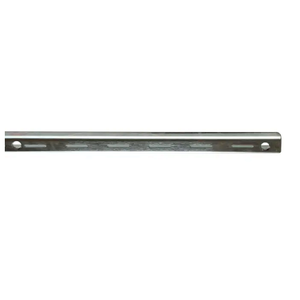 60" Surface Mounted Slotted Standards - 1" Slots on 2" Center - Imperial Line - Satin Zinc Econoco SS30/60 (Pack of 5)