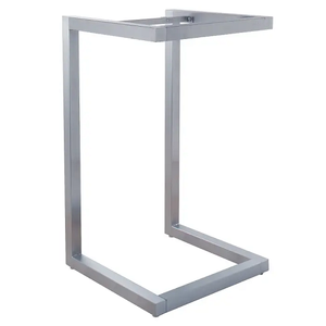 Alta Pedestal Table Frame only - Satin Chrome Econoco T504FRSC