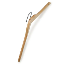 17" Wooden Wishbone Blouse & Dress Hanger Econoco WH1731NC (Pack of 100)