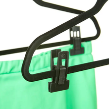 Pant Clips Velvet Slim-Line Suit Hanger Econoco HSLCLIPB (Pack of 100)