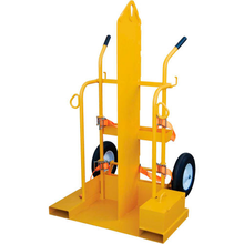 Fire Protection Welding Cylinder Cart Foam-Filled Wheels 28 x 37-1/2 x 69-1/8 CYL-2-FP-FF