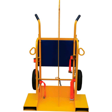 Fire Protection Welding Cylinder Cart Foam-Filled Wheels 28 x 37-1/2 x 69-1/8 CYL-2-FP-FF