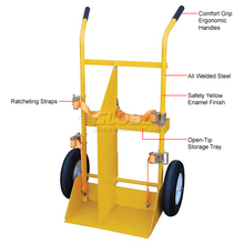 Welding Cylinder Cart Foam-Filled Wheels 34-1/4 x 22-13/16 CYL-E-FF
