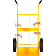 Welding Cylinder Cart With Pneumatic Wheels 34-1/4" x 23" x 57-11/16" CYL-E