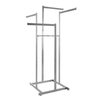 4-Way High Capacity Garment Rack w/ Straight Arms Econoco K80-SC