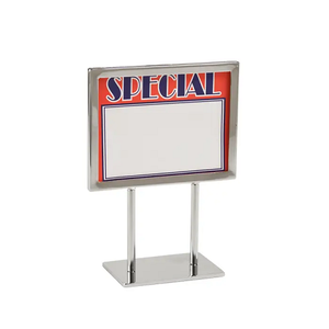 Metal Sign Holder With Mitered Corners With Flat Base Econoco MCP57 (Pack of 5)