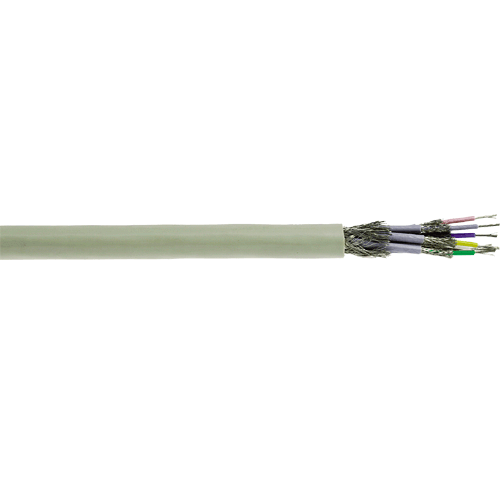 20 AWG 7 Cores 16/32 Stranded LiYCY-CY BC Shielded TC Braid PVC Data Transmission Cable 5022007