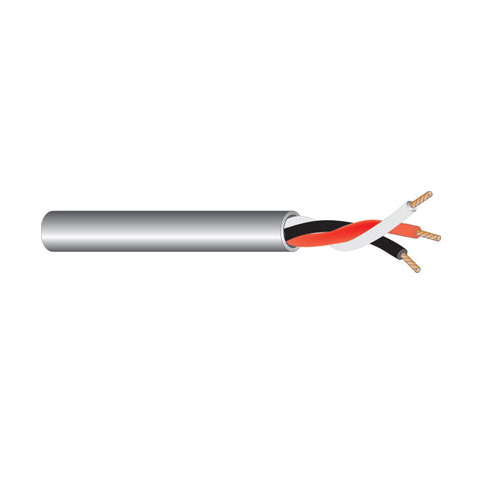 West Penn 236 14 AWG 3C 19x27 Stranded BC Unshielded CMR PVC Low Voltage Audio Communication Cable