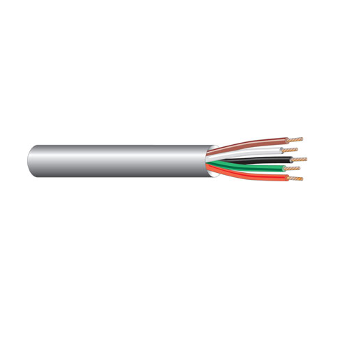 West Penn 280 18 AWG 5C 7x26 Stranded BC Unshielded CMR PVC Low Voltage Audio Communication Cable