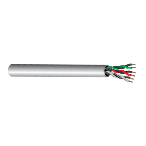 West Penn 652 22 AWG 6C 7x30 Stranded BC Unshielded CMR PVC Low Voltage Audio Communication Cable