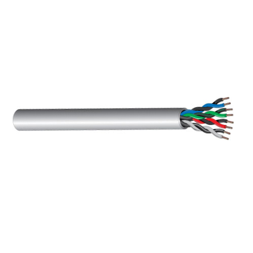 West Penn 653 22 AWG 8C 7x30 Stranded BC Unshielded CMR PVC Low Voltage Audio Communication Cable