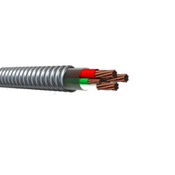 6-2C 8 Ground Stranded Copper MC Intermediate Feeder Steel THHN Insulation Interlocked Armored Cable