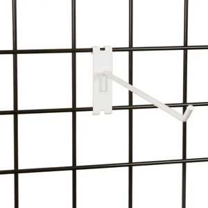 8" White Grid Panel Hook Econoco WTE/H8 (Pack of 25)