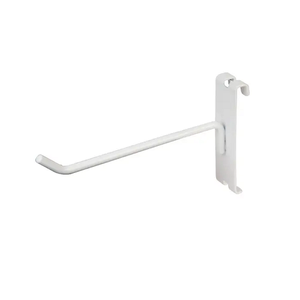 6" White Grid Panel Hook Econoco WTE/H6 (Pack of 25)