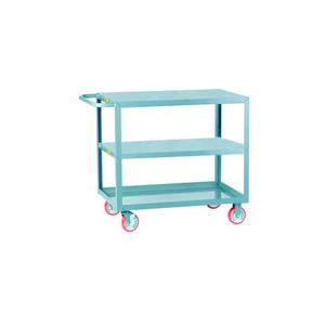Welded Service Cart w/3 Shelves 1200 lb Capacity 48"L x 30"W x 35"H Gray Little Giant 3LG-3048-BRK