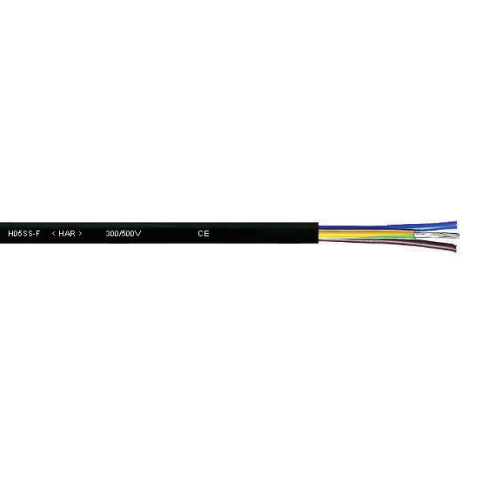 16 AWG 3 Cores H05SS-F TC Heavy-Duty High And Low Temperature Silicone Cable 6401603